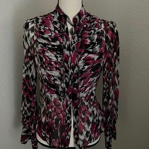 Armani Exchange Women Silk Blouse sz 2